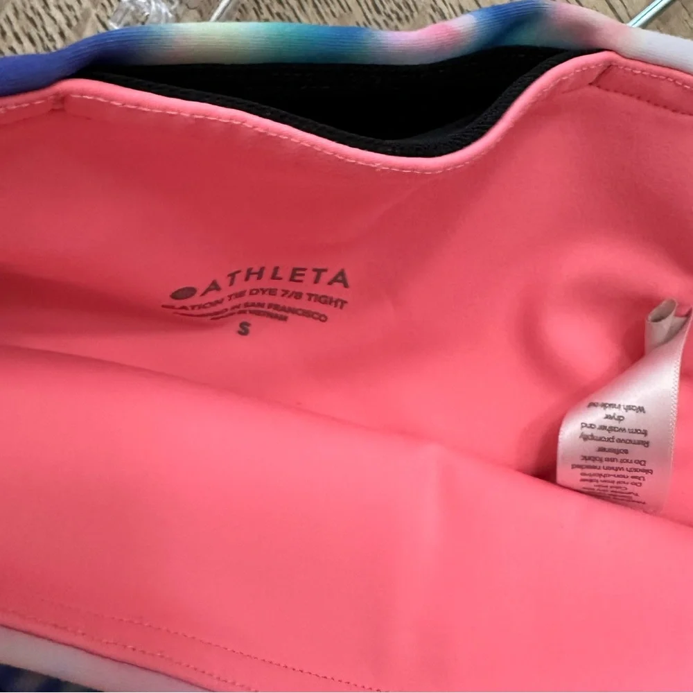 Athleta Elation Tie Dye 7/8 Tights Leggings Small - Picture 12 of 16